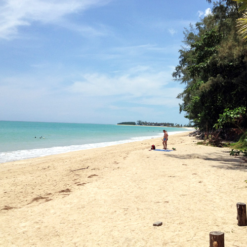 Bangsak beach on 14.04.2012